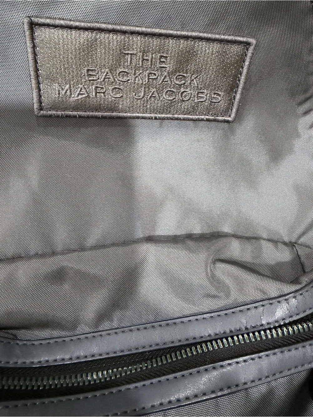 Marc Jacobs Gray Nylon Mini Backpack